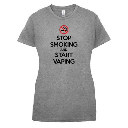 Stop Smoke Start Vaping T Shirt
