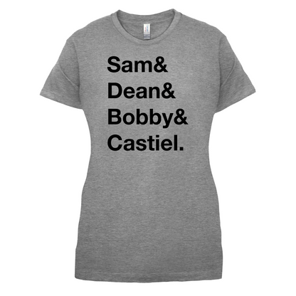 Sam & Dean & Bobby & Castiel T Shirt
