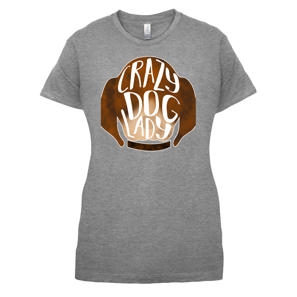 Crazy Dog Lady T Shirt