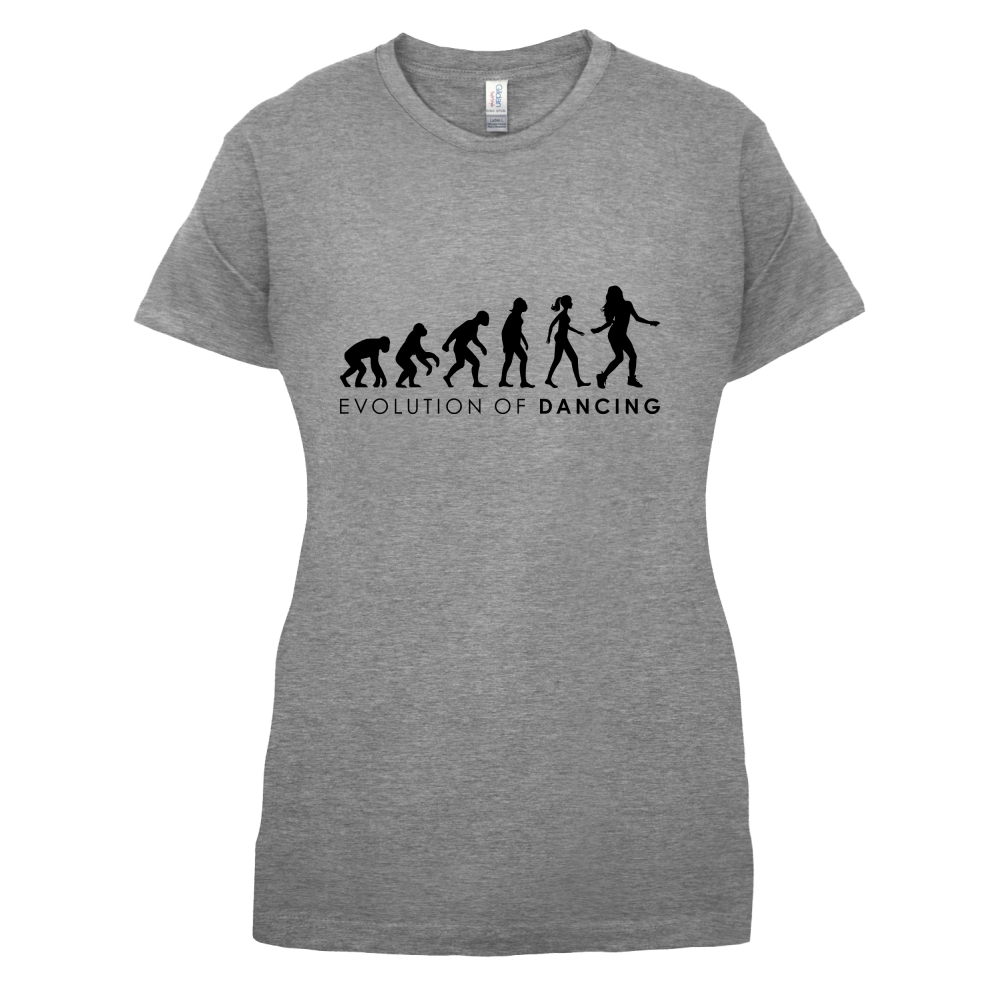 Evolution Of Woman Dancing  T Shirt