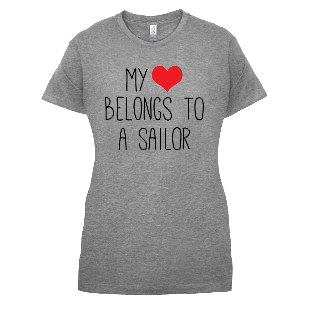 My Heart Belongs To A Sailor T Shirt