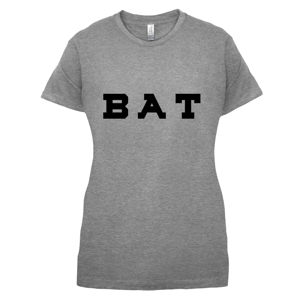 Justcie Bat College Style T Shirt