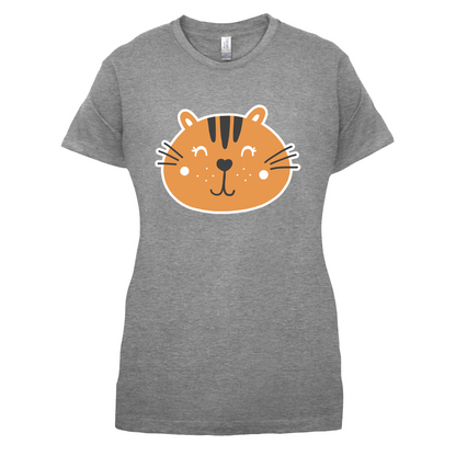 Smiley Face Tiger T Shirt