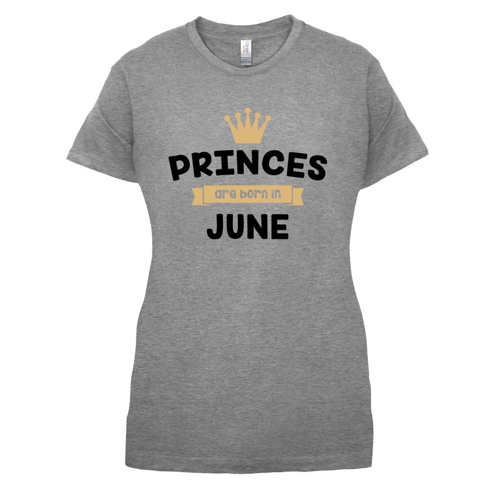 Princes Are Born In June T Shirt