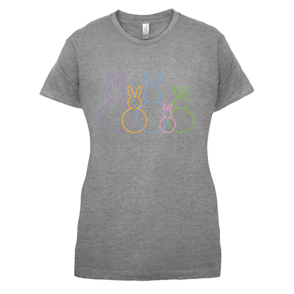 Bunny Family Outline T Shirt