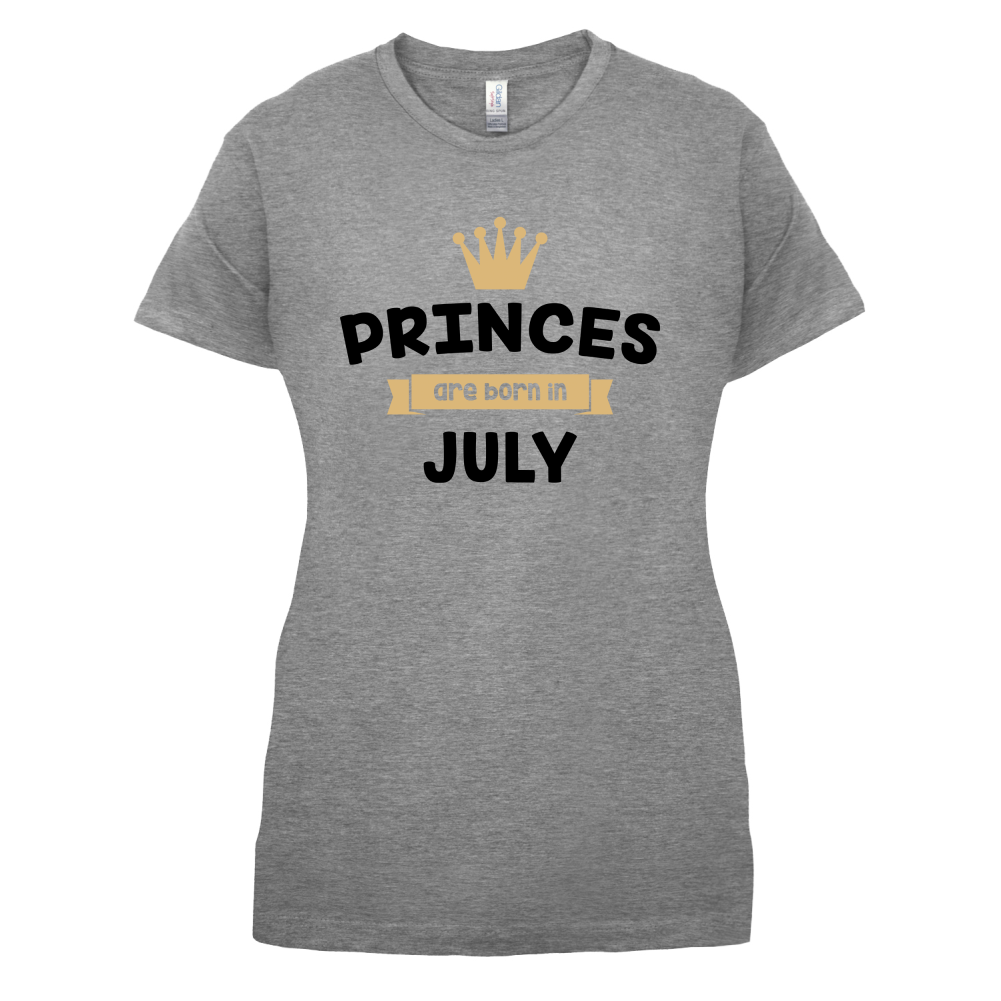 Princes Are Born In July T Shirt