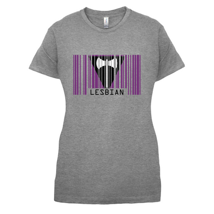 LGBT Barcode Flags - Lesbian T Shirt