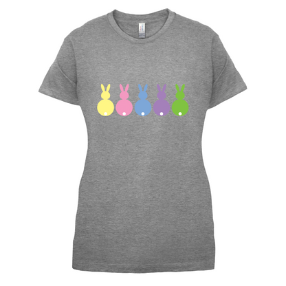 Multi Colour Easter Bunny's T Shirt