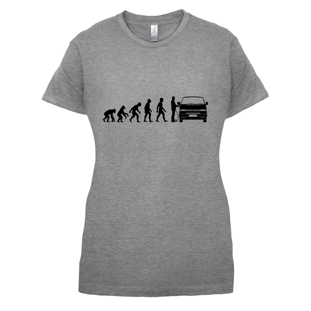 Evolution of Man T4 Campervan T Shirt
