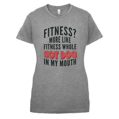 Fitness Hot Dog In My Mouth T Shirt