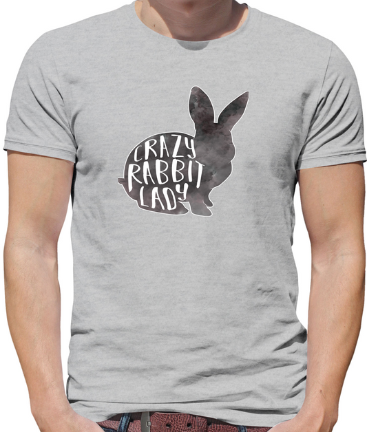 Crazy Rabbit Lady T Shirt