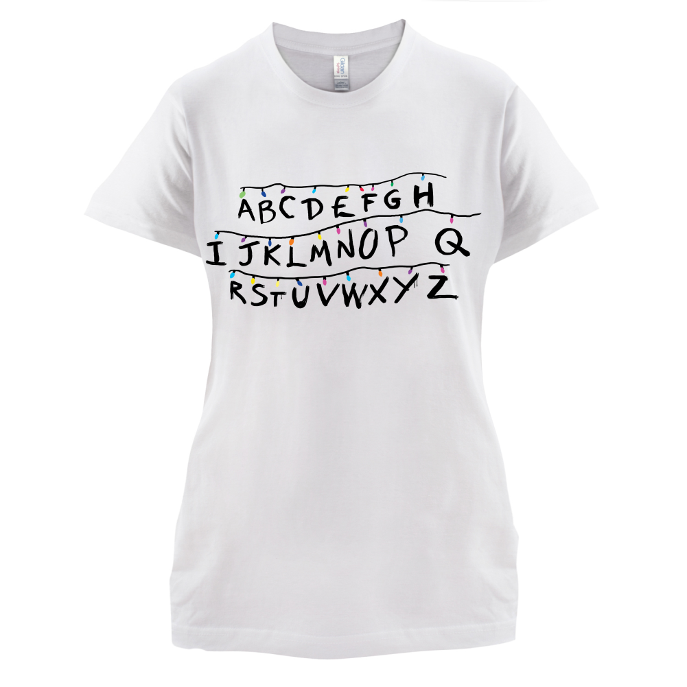 Stranger Alphabet T Shirt