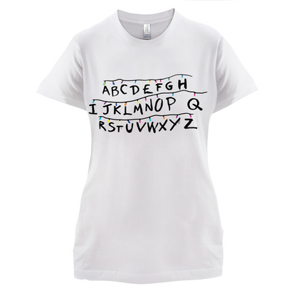 Stranger Alphabet T Shirt