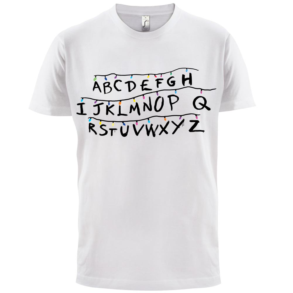 Stranger Alphabet T Shirt