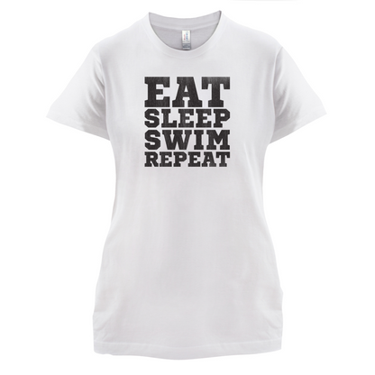 Eat Sleep Swim Repeat T Shirt