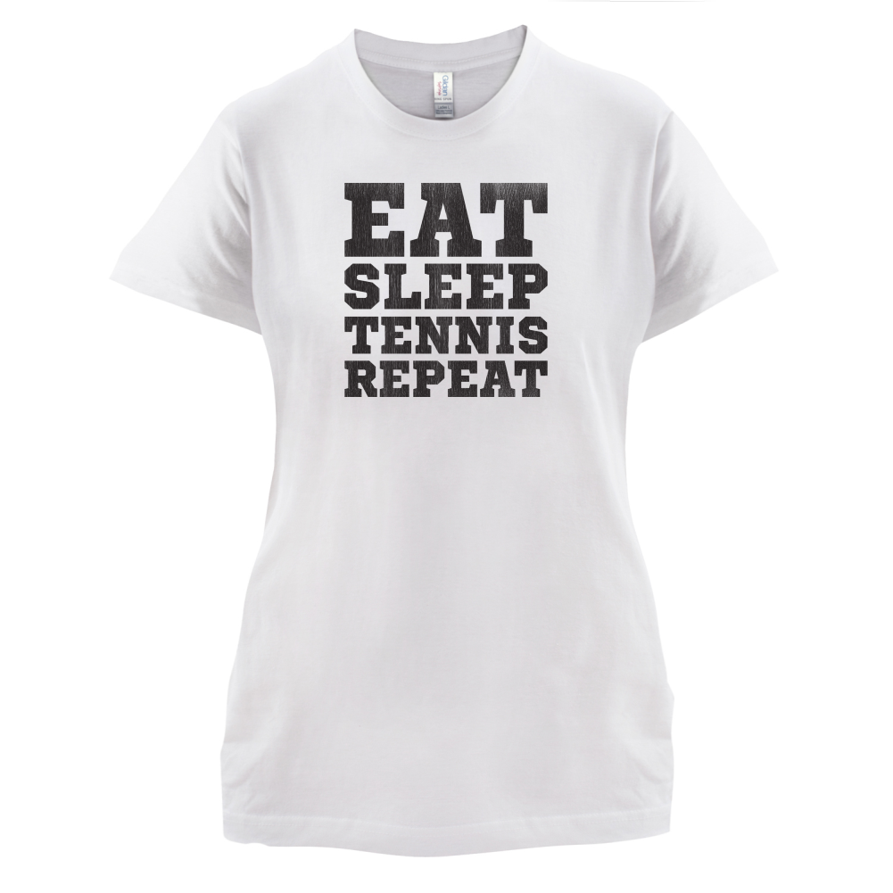Eat Sleep Tennis Repeat T Shirt