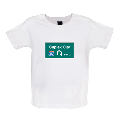 Suplex City Baby T Shirt