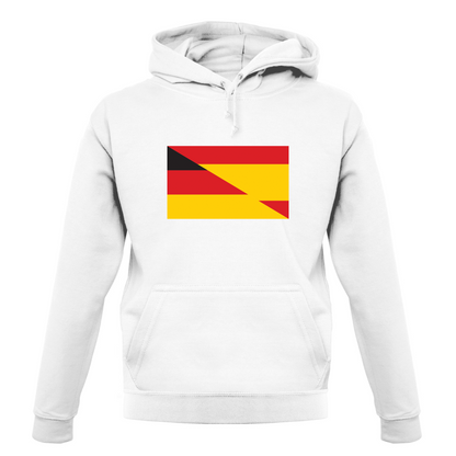 Half German Half Spanish Flag T Shirt