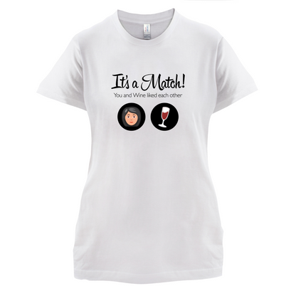 It's A Match Wine T Shirt