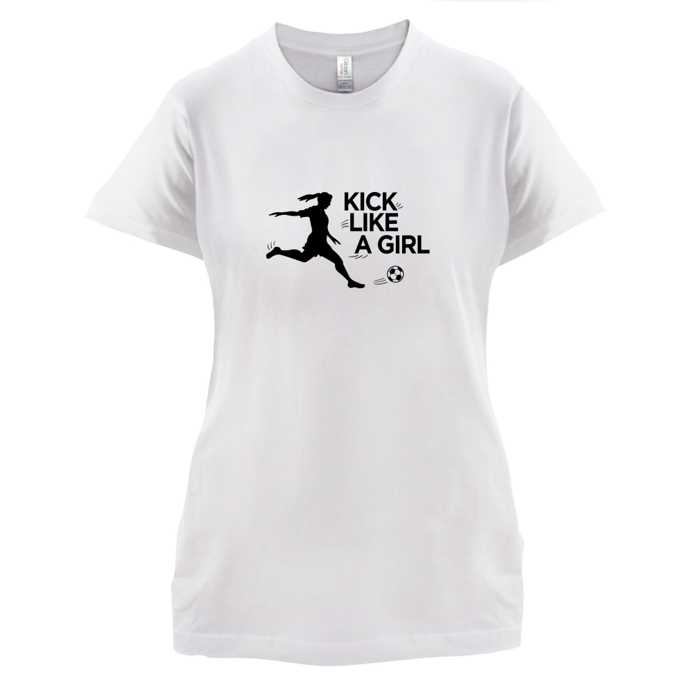 Kick Like A Girl T Shirt