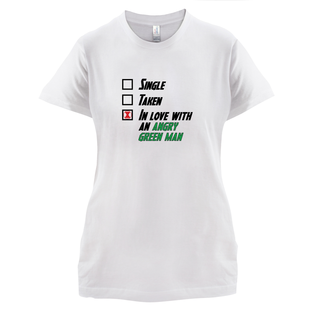 Single Taken Angry Green Man T Shirt