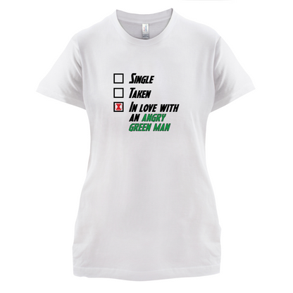 Single Taken Angry Green Man T Shirt