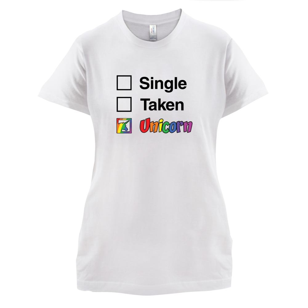 Single Taken Unicorn T Shirt