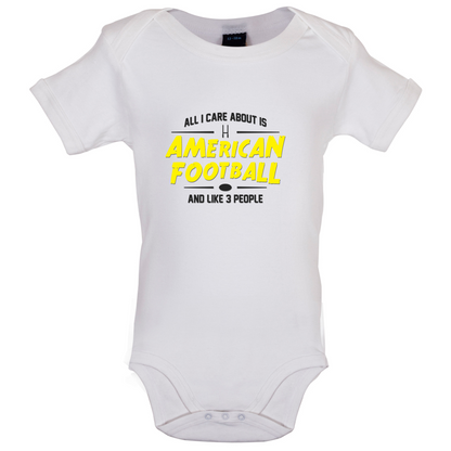 All I Care About Is American Football Baby T Shirt