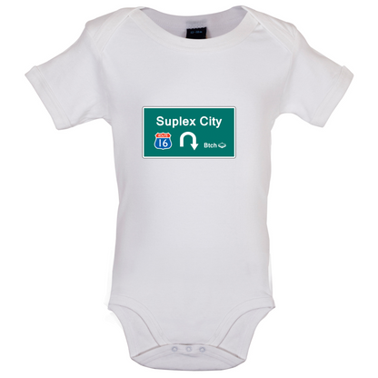 Suplex City Baby T Shirt