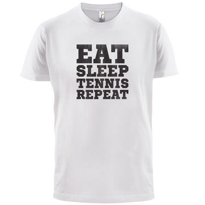 Eat Sleep Tennis Repeat T Shirt
