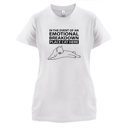 Emotional Breadown Place Cat Here T Shirt