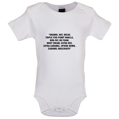 Long Coffee Order Baby T Shirt
