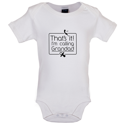 I'm Calling Grandad Baby T Shirt