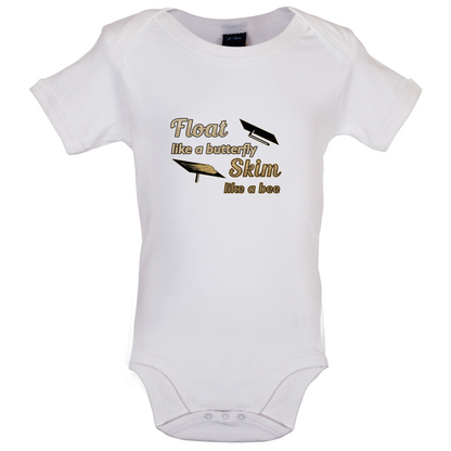 Float Like A Butterfly Skim Like A Bee Baby T Shirt