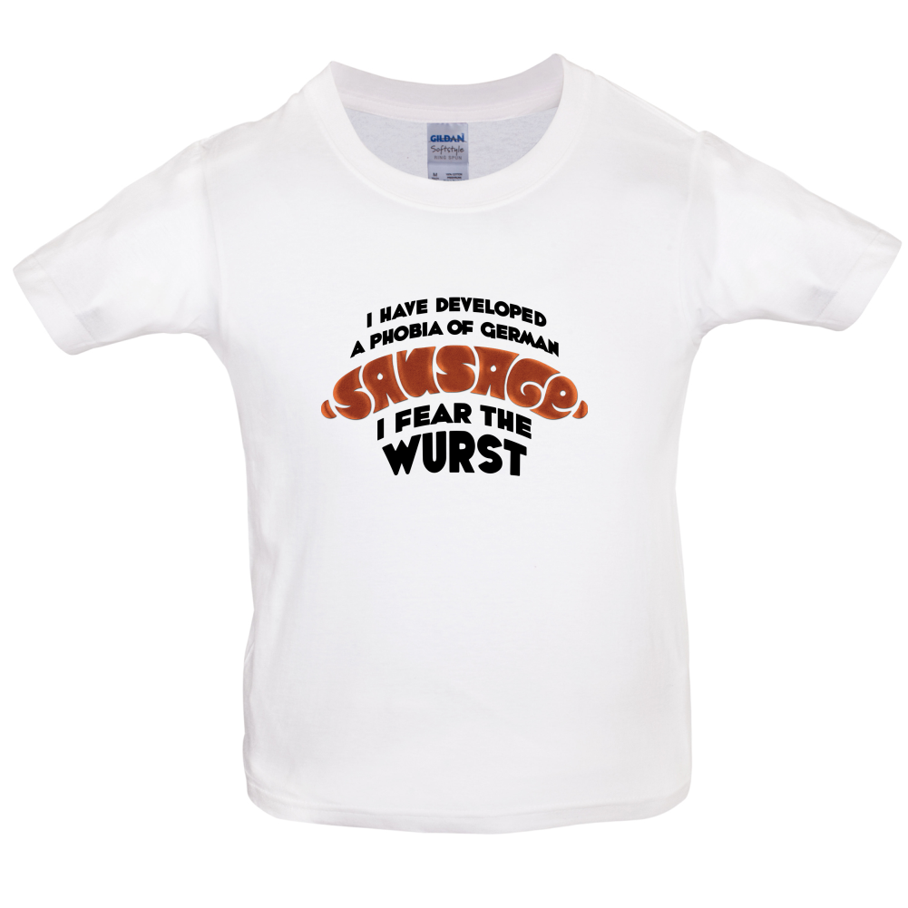 I Fear The Wurst Kids T Shirt