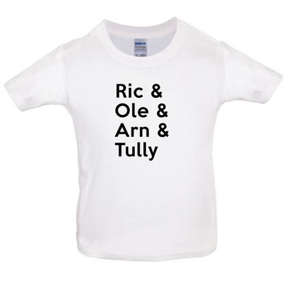 Ric And Ole And Arn And Tully Kids T Shirt