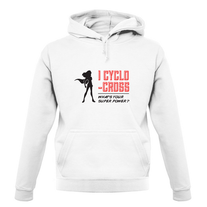 I Cyclo-Cross Whats Your Super Power FEMALE Design T Shirt