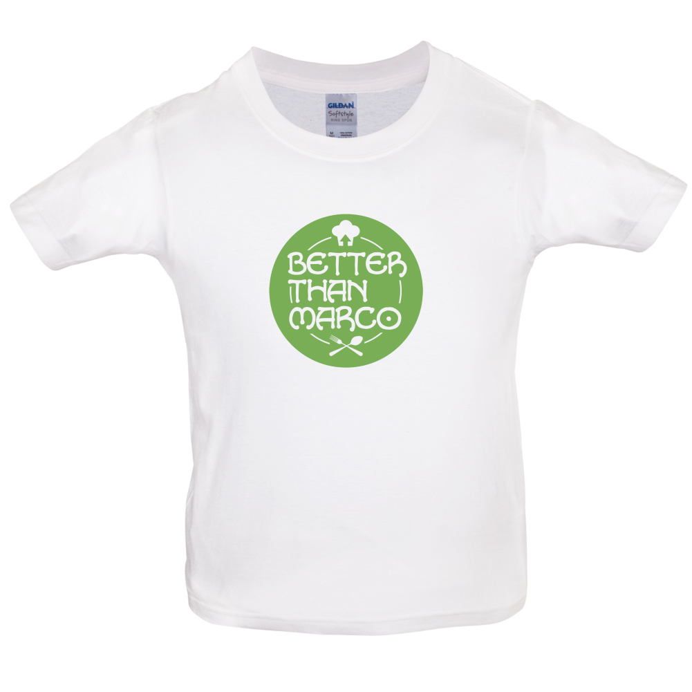 Better Than Marco Kids T Shirt