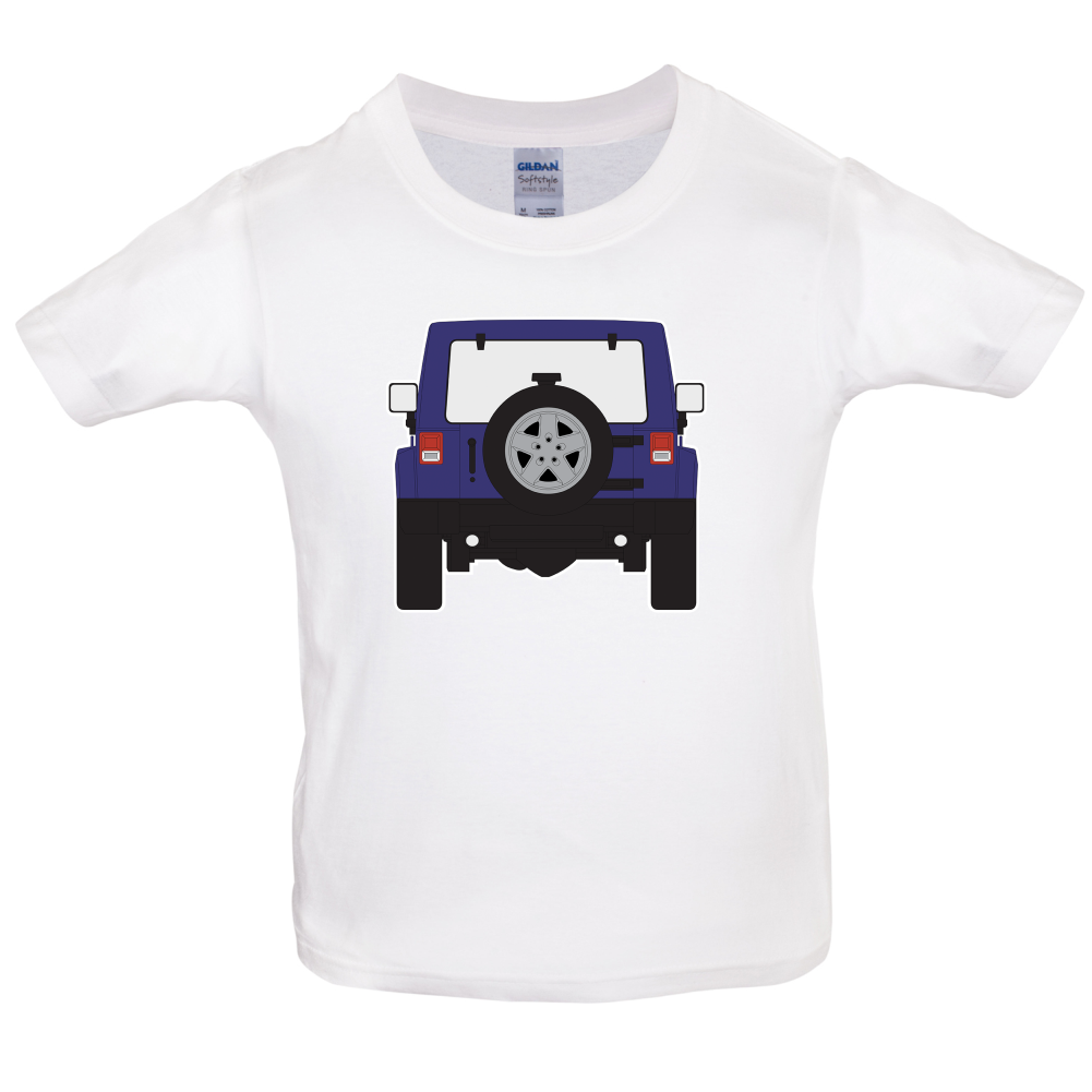 JW Rear Hyper Purple Kids T Shirt