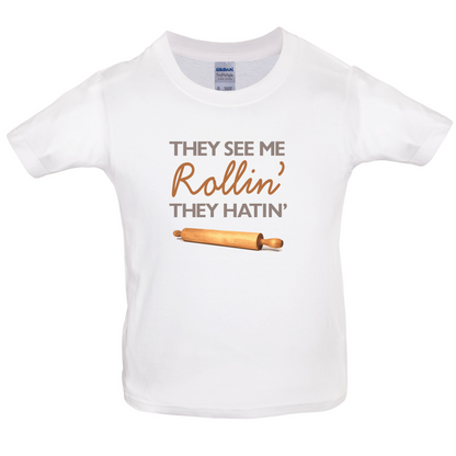They See Me Rollin' Kids T Shirt