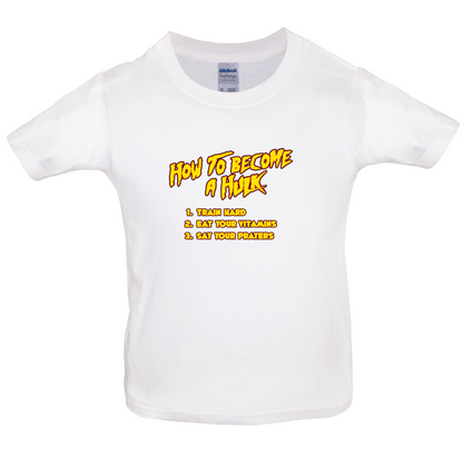 Hulk Checklist Kids T Shirt