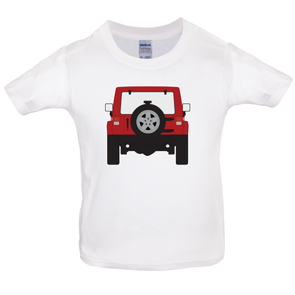 JW Rear Red Kids T Shirt