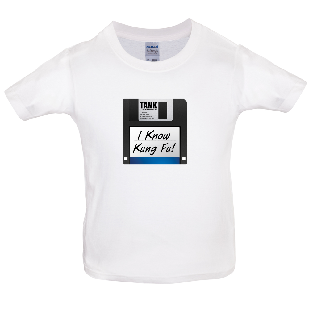 I Know Kung Fu Kids T Shirt