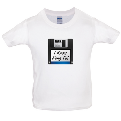 I Know Kung Fu Kids T Shirt