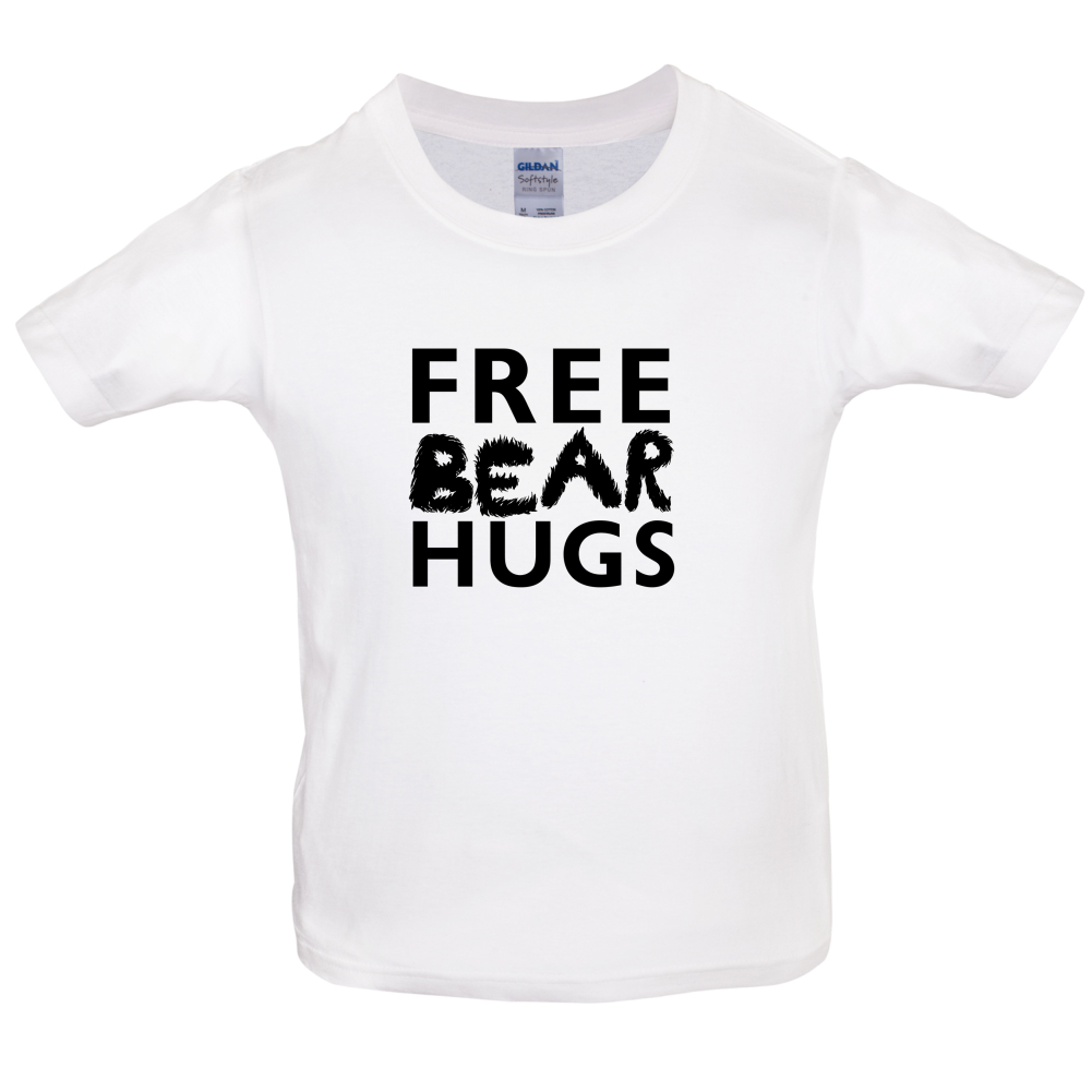 Free Bear Hugs Kids T Shirt