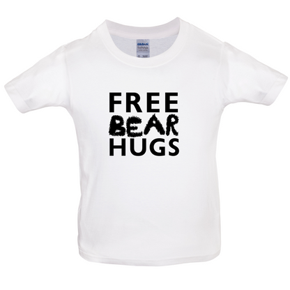 Free Bear Hugs Kids T Shirt