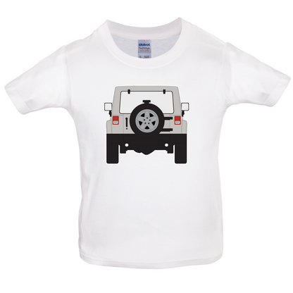JW Rear Hyper Grey Stone Kids T Shirt