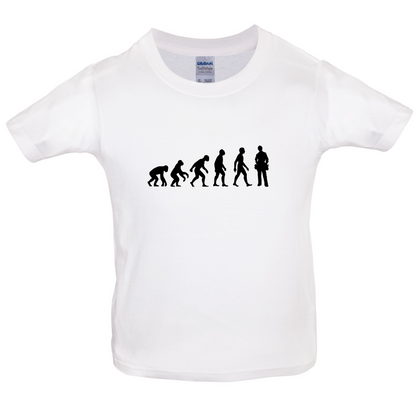 Evolution Of Man Electrician Kids T Shirt