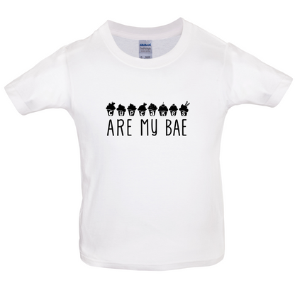 Cupcakes are My Bae Kids T Shirt