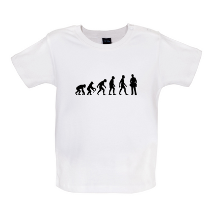 Evolution Of Man Electrician Baby T Shirt